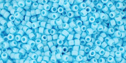 cc43 - perles de rocaille Toho 15/0 opaque blue turquoise (5g)