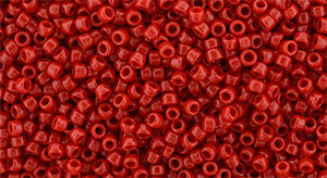 cc45a - perles de rocaille Toho 15/0 opaque cherry (5g)