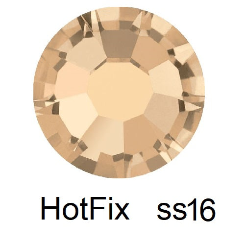 Strass Hotfix Preciosa Crystal Honey - ss16-3.8mm (60)