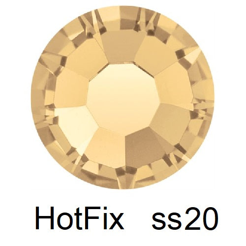 Achat Strass Hotfix Preciosa Light Colorado Topaz - ss20-4.6mm (60)