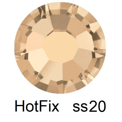 Achat Strass Hotfix Preciosa Crystal Honey - ss20-4.6mm (60)