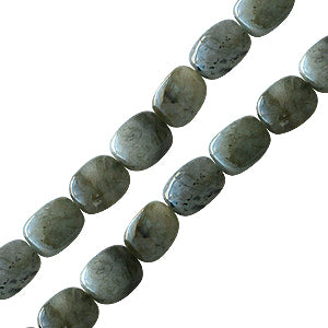 Perles nuggets labradorite 8x10mm sur fil (1)