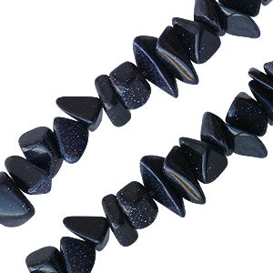 Achat Perles chips goldstone bleu 6mm sur fil (1)