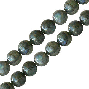 Perles rondes labradorite 6mm sur fil (1)