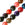 Vente au détail Perle agate de feu ronde multicolore 8mm sur fil (1)