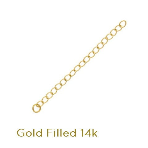 Chaîne d'extension en Gold filled 50x3mm (Vendue par unité)