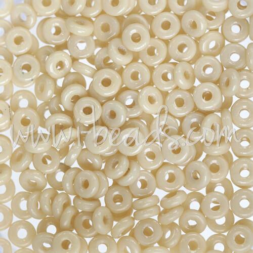 Achat O beads 1x3.8mm antique beige (5g)