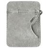 Pochette cadeaux touche velour gris clair (1)