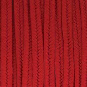 Soutache rayon rouge 3x1.5mm (2m)