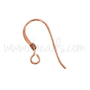 Boucles d'oreilles crochets rose gold filled (2)