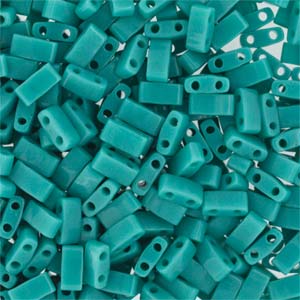 Achat cc412 -Miyuki HALF tila perles Opaque Turquoise green 2.5mm (35 perles)