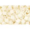 cc122 - perles Toho triangle 3mm opaque lustered navajo white (10g)