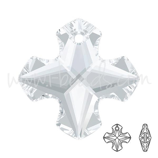 Achat Pendentif croix grecque Swarovski 6867 crystal 18mm (1)