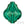 Vente au détail Perle Swarovski 5058 Baroque emerald 14mm (1)