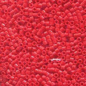 Achat DB723 -11/0 delica bead opaque Dark Cranberry- 1,6mm - Hole : 0,8mm (5gr)