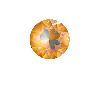 Swarovski 1088 XIRIUS chaton Crystal OCHRE DELITE - SS29-6mm (6)