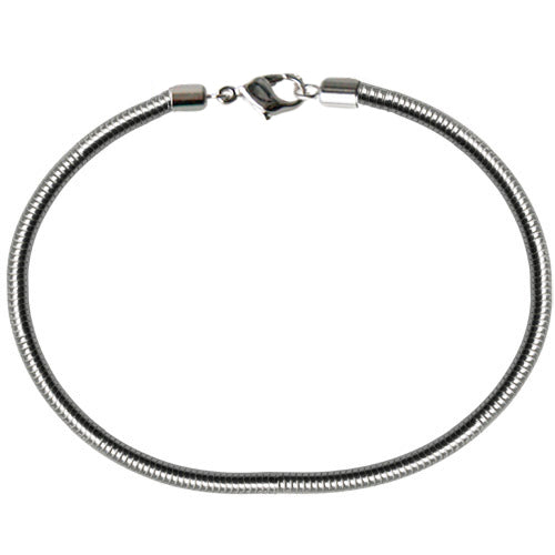 Bracelet rhodium Swarovski pour becharmed 19cm (1)