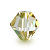 Perles Swarovski 5328 xilion bicone crystal luminous green 6mm (10)
