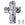 Vente au détail Perle croix Swarovski 5378 crystal black patina effect 14mm (1)