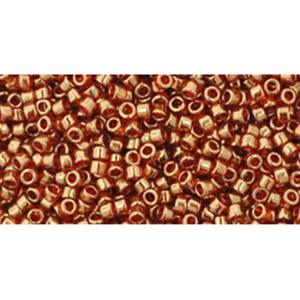 cc329 - perles Toho treasure 11/0 gold lustered african sunset (5g)