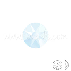 Strass à coller Swarovski 2088 flat back crystal powder blue ss12-3.1mm (80)