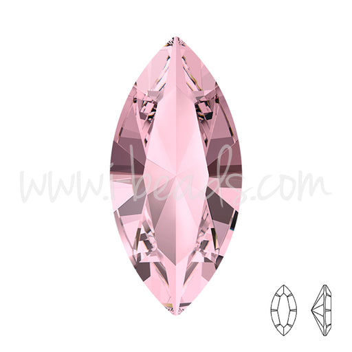 Achat Swarovski 4228 navette crystal antique pink 15x7mm (1)