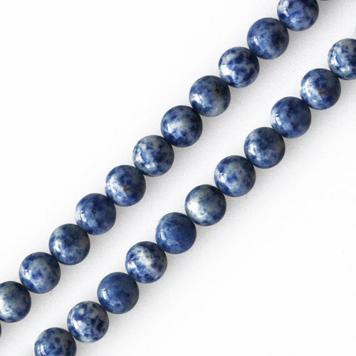 Perles rondes sodalite du bresil 4mm sur fil (1)