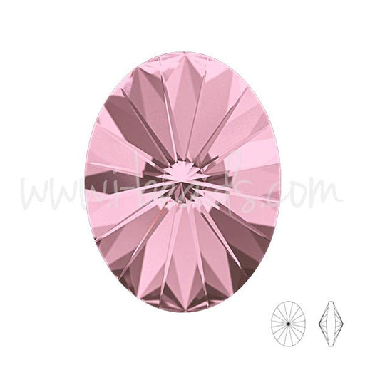 Achat Cristal Swarovski 4122 oval rivoli crystal antique pink 14x10.5mm (1)
