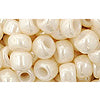 Cc123 - perles de rocaille Toho 3/0 opaque lustered lt beige (250g)
