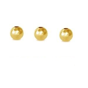 Perles rondes Gold filled - 3mm Trou:0.8(10)