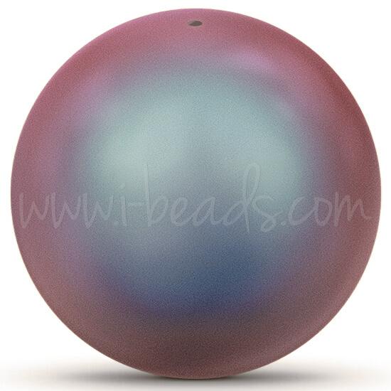 Perles Swarovski 5810 crystal iridescent red pearl 12mm (5)