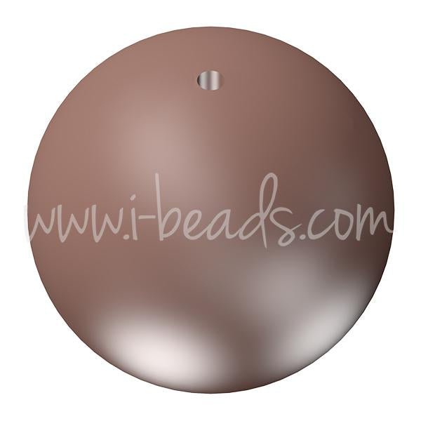 Perles 5810 Swarovski crystal velvet brown pearl 10mm (10)
