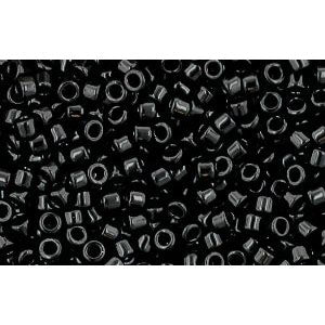 Cc49 - perles Toho treasure 11/0 opaque jet (100g)