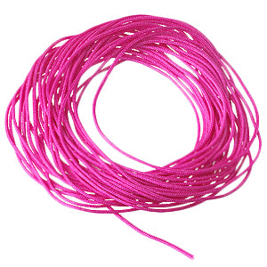 Cordon satin rose fluo 0.7mm, 5m (1)