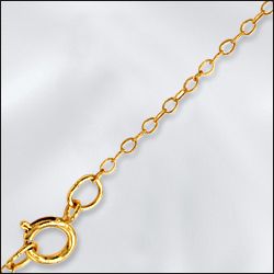 Chaine extra fine Gold filled 1,5mm- 40cm (1)