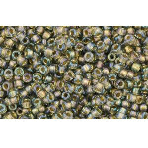 cc271 - Toho beads 15/0 gold lined luster black diamond (250g)