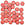Grossiste en Perles Honeycomb 6mm chalk lava red (30)