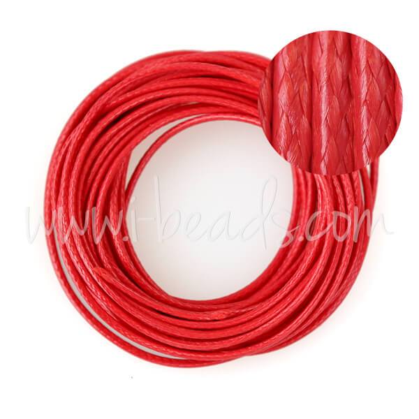 Cordon snake rouge 1mm (5m)