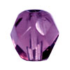 Perles facettes de bohème medium amethyst 6mm (50)