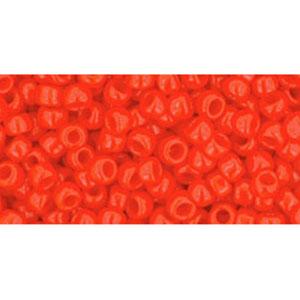 cc50 - perles de rocaille Toho 8/0 opaque sunset orange (10g)