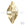 Vente au détail Swarovski Elements 5747 double spike crystal golden shadow 16x8mm (1)