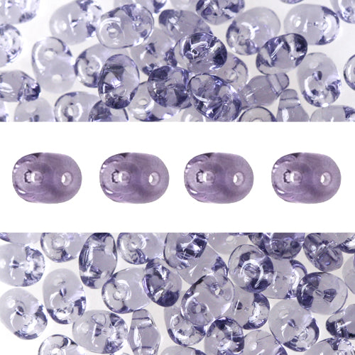 Achat Perles Super Duo 2.5x5mm Light Tanzanite (10g)