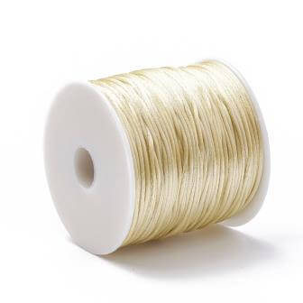 Cordon queue de rat BEIGE 1mm (3m)