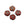 Vente au détail Perles en verre de Bohême fleur d'hibiscus orange et picasso 9mm (4)