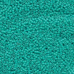 DB793 -11/0 delica bead opaque MATTE TURQUOISE- 1,6mm - Hole : 0,8mm (5gr)