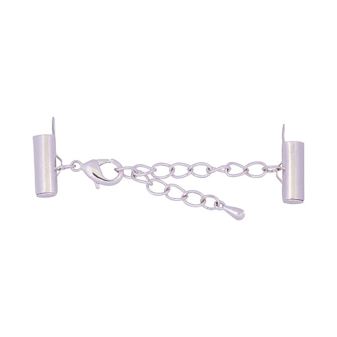 Fermoir attaches coulissantes argent 13mm (1)