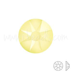 Strass à coller Swarovski 2088 flat back crystal powder yellow ss20-4.7mm (60)