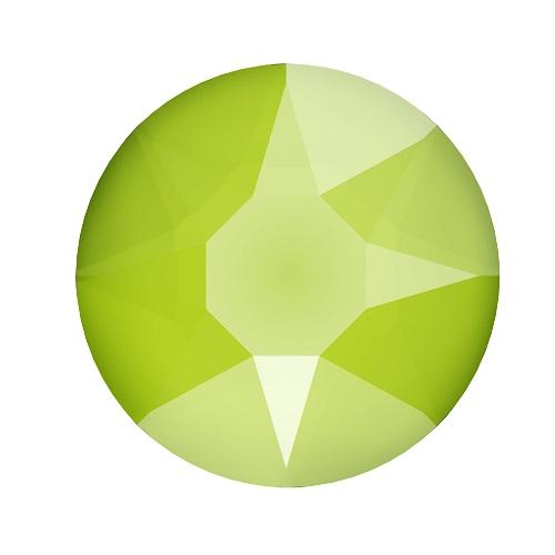 Swarovski 2078 Hot Fix flat back cristal Lime ss34-7.1mm (12)