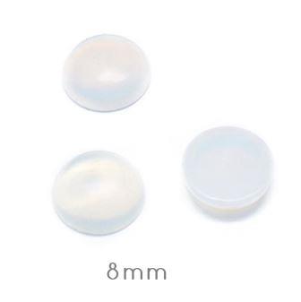 Cabochon rond 8mm Opalite (2)
