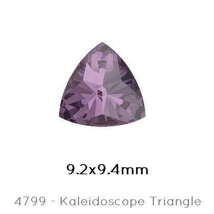 Achat Swarovski 4799 Kaleidoscope Triangle Fancy Stone Amethyst Foiled 9,2x9,4mm (2)